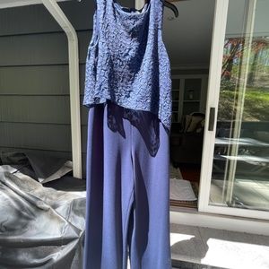 DKNY Navy Jump Suit - Size 8 NWT